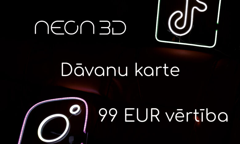 Gift card for 99 EUR for the purchase of a signage
