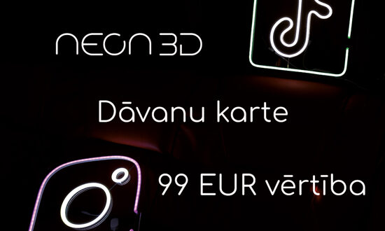 Подарочная карта на сумму 99 EUR, на приобретение вывески