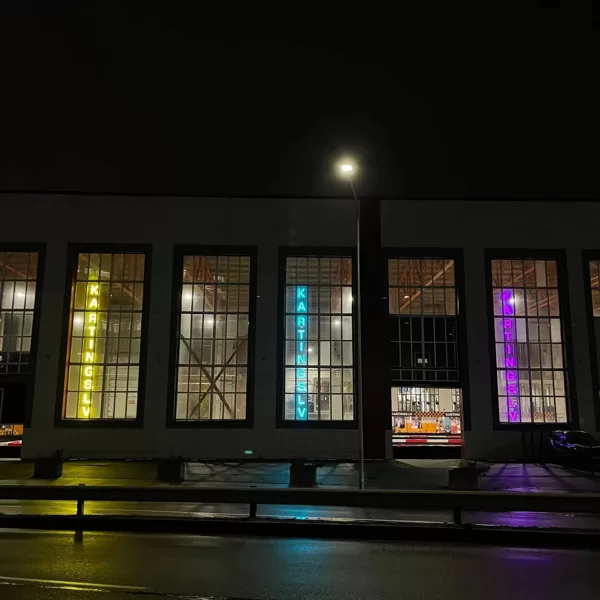 LED-neoonvalgusreklaam