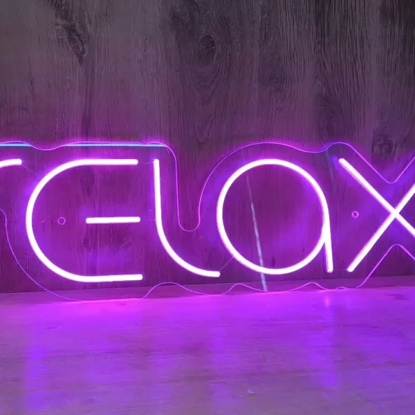 LED-neoonvalgusreklaam