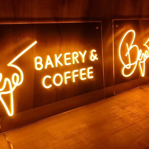 LED-neoonvalgusreklaam