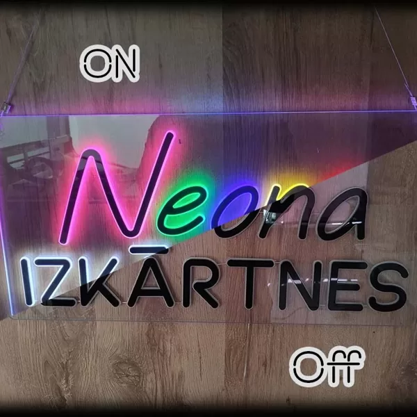 LED neona izkārtne