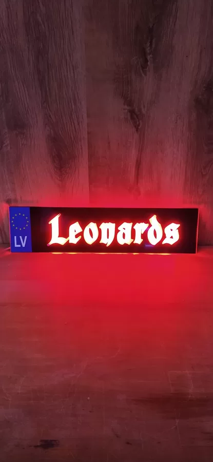 Персонализированая светодиодная LED неоновая вывеска