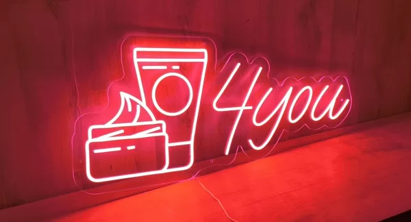 Персонализированая светодиодная LED неоновая вывеска