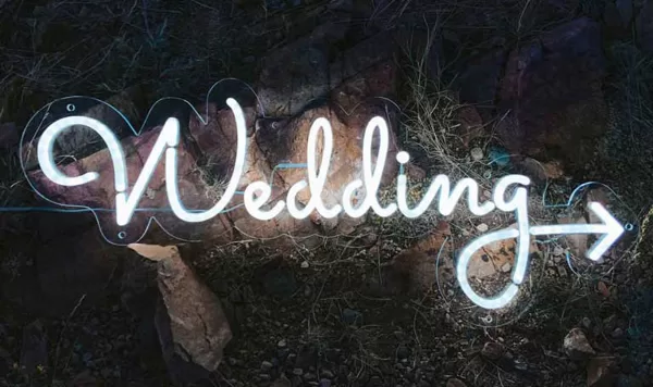 Персонализированая светодиодная LED неоновая вывеска