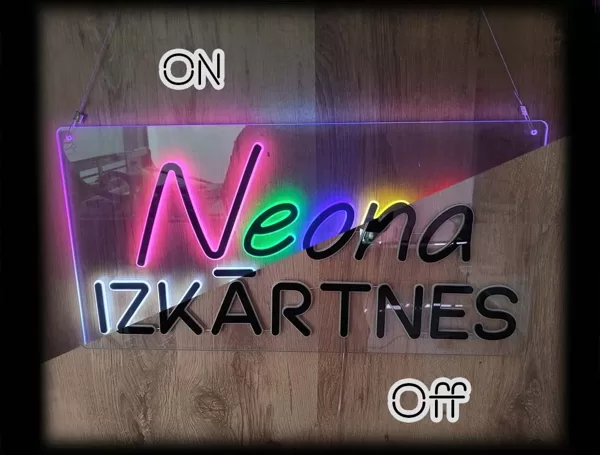 LED neona izkārtne